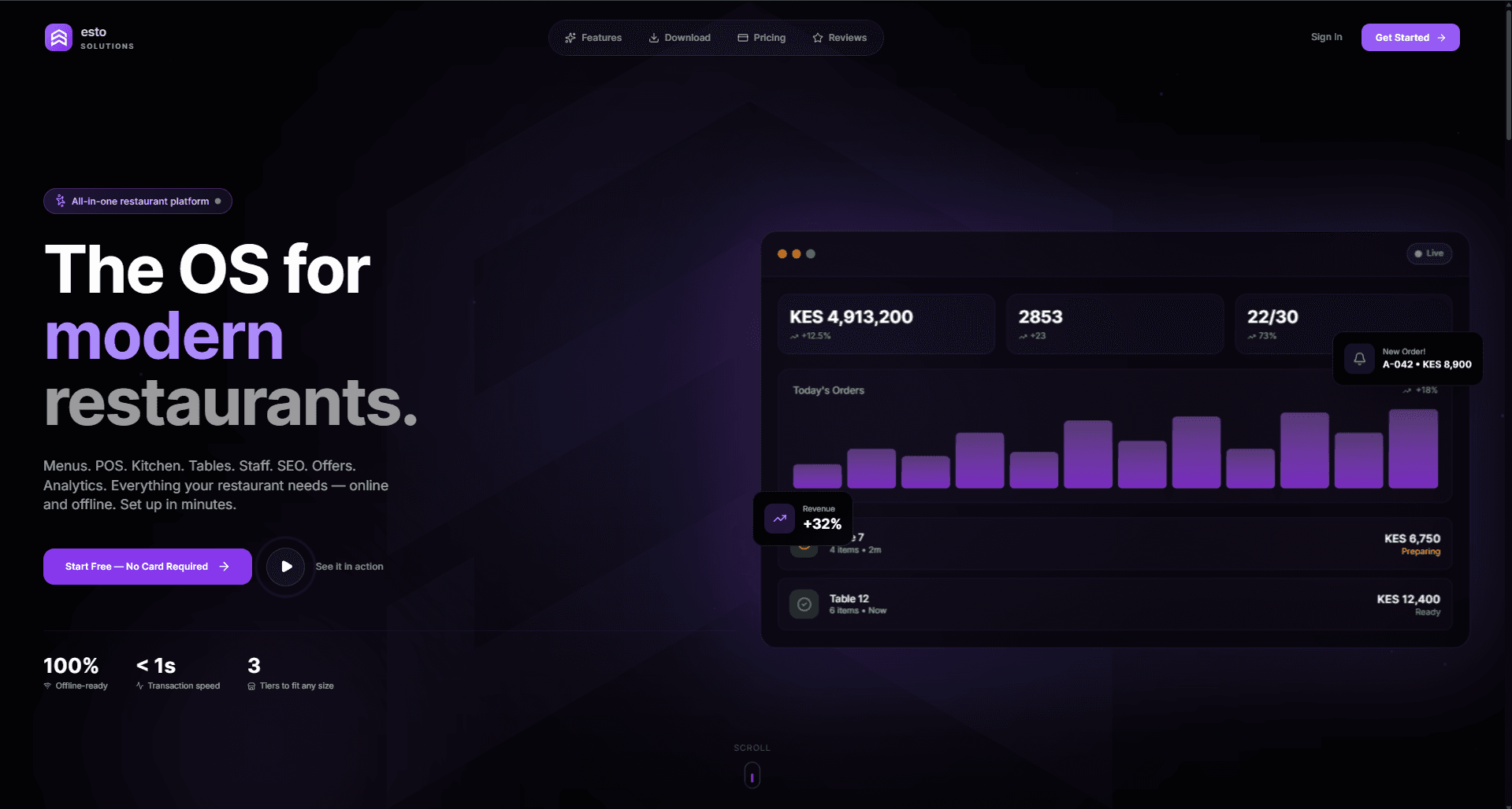 Esto product screenshot
